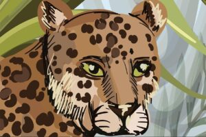 Oerwoud explosie - Jungle behang