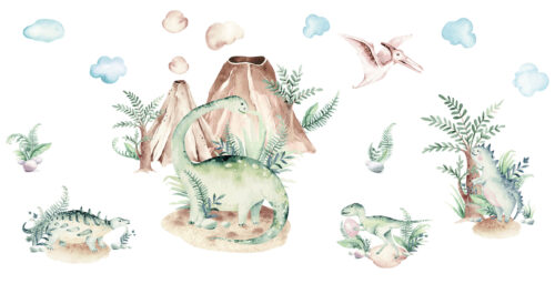 Dinosauriërs behang