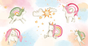 Eenhoorn sterrenregen