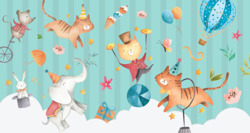 Feest in de circustent