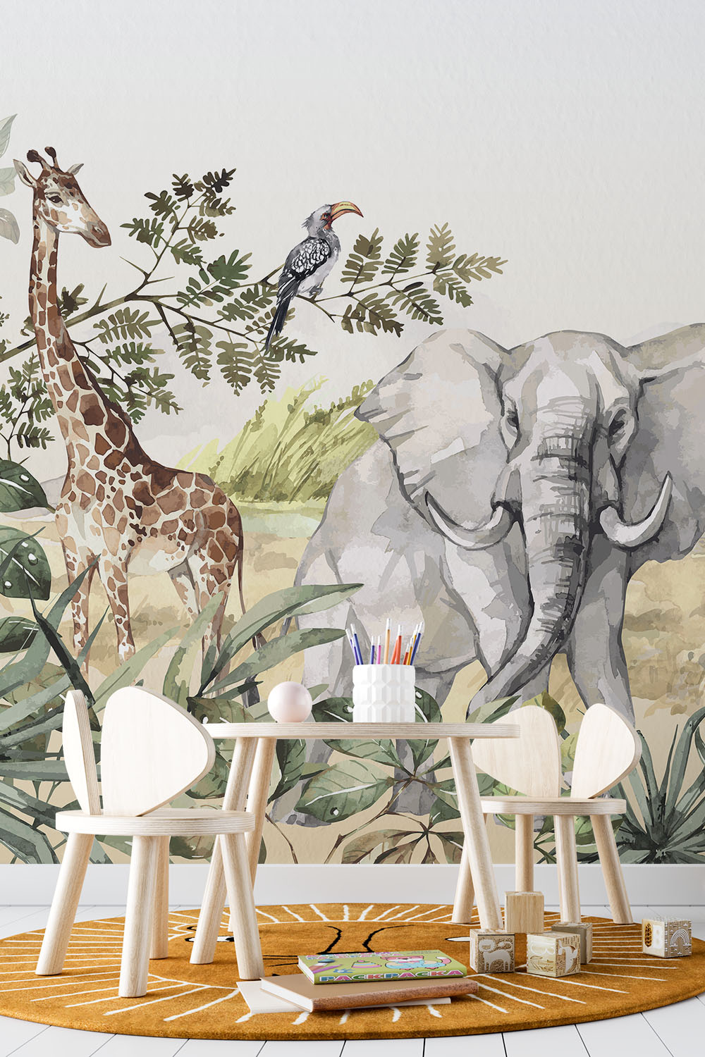 Dieren van de savanne ~ Dieren behang ~ Walloha