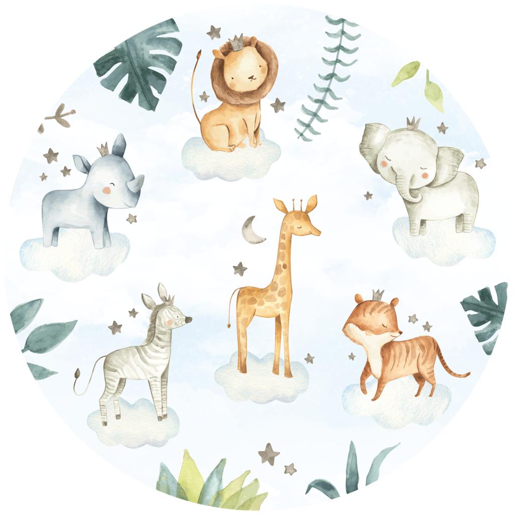 Behangcirkel Safari droom