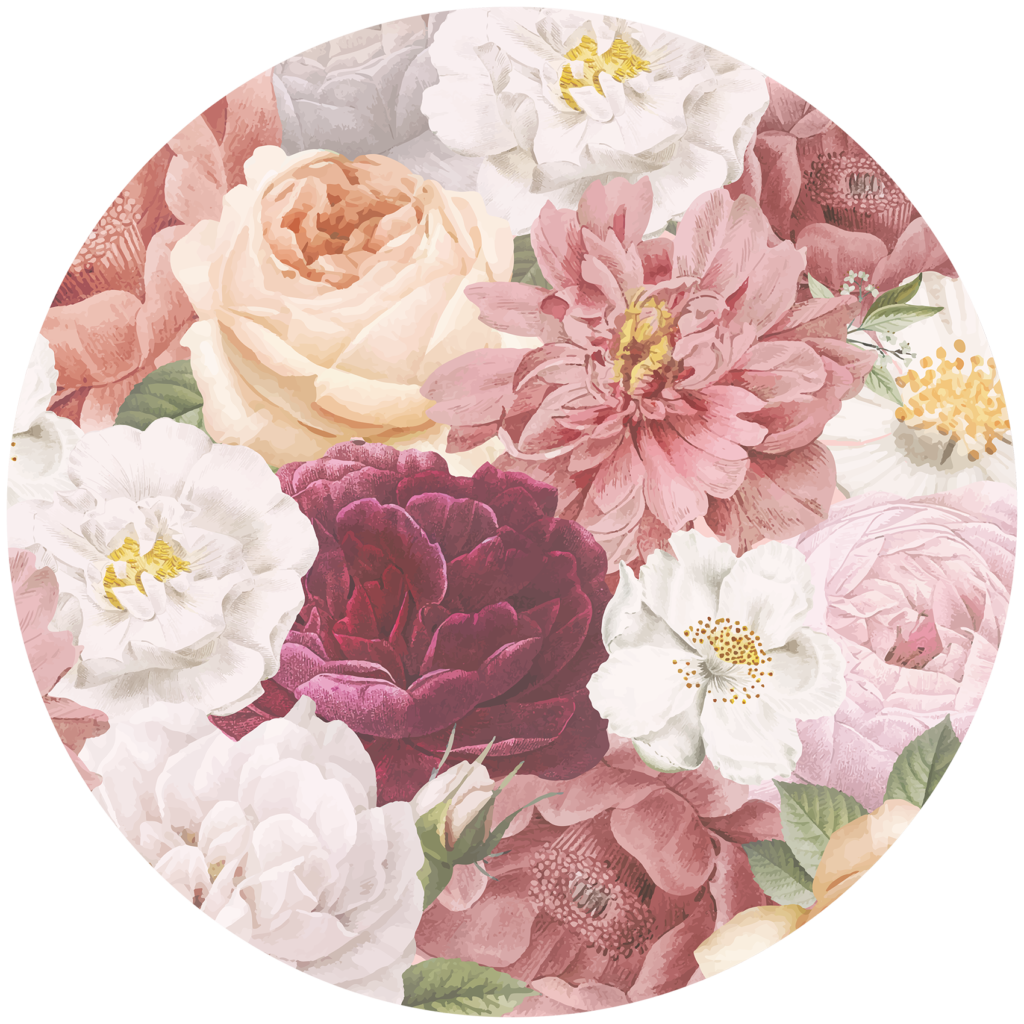 Behangcirkel Klassieke schoonheid