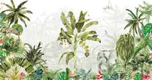 Jungle behang kinderkamer