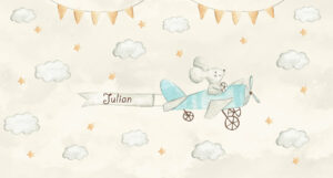 behang kinderkamer met naam