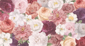 Bloemen behang Klassieke schoonheid