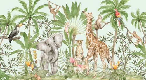 Behang - Jungle verhaal