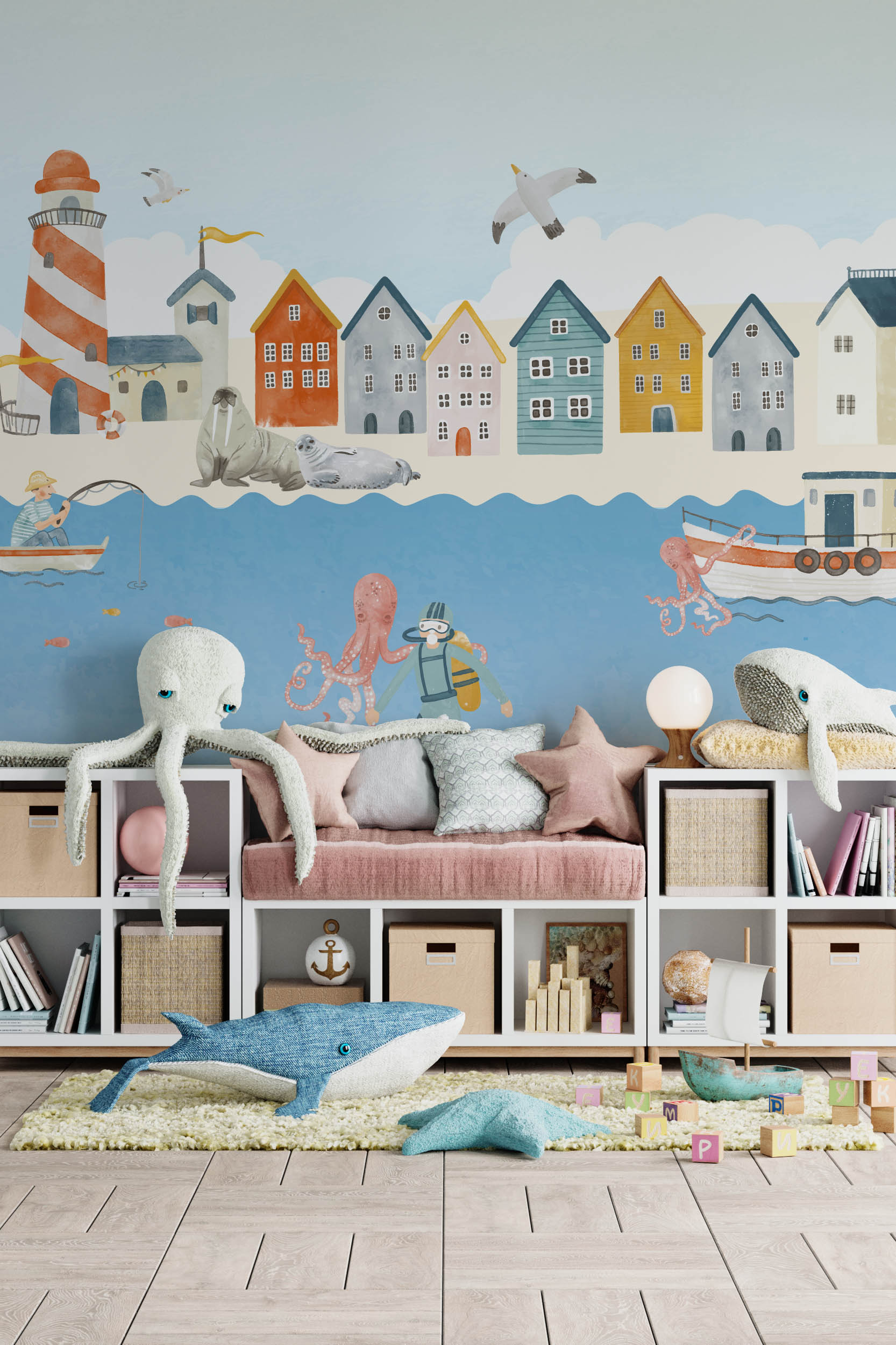 Behang - Dagje strand