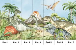 Tijd van de dino's - Dinosaurus behang