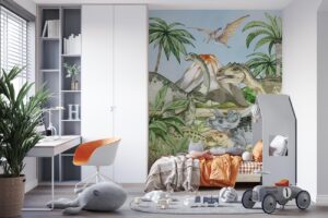 Tijd van de dino's - Dinosaurus behang