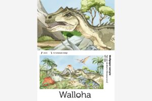 Tijd van de dino's - Dinosaurus behang