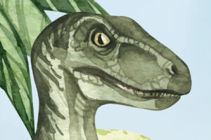 Tijd van de dino's - Dinosaurus behang