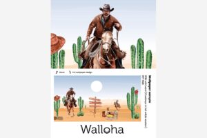 Cowboys in het wilde westen - Western behang