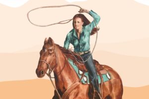 Cowboys in het wilde westen - Western behang