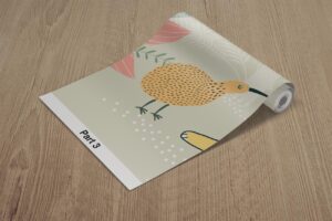 Oerwoud oase - Behang met dieren