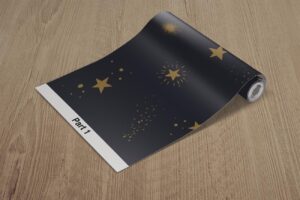 Sterrenhemel in de nacht - Sterren behang