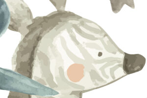 Schattige safari dieren - Behang met safari dieren