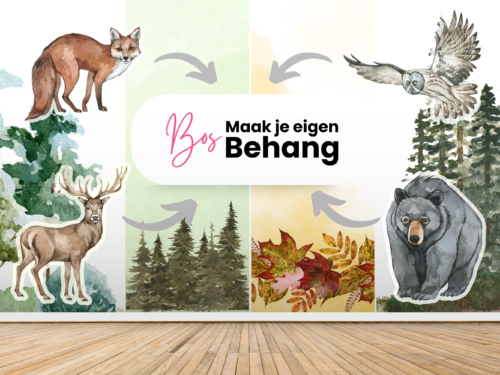 Maatwerk bos behang - Walloha Kinderbehang